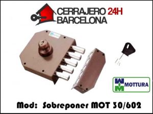 cerradura de sobreponer mottura MOT30/602