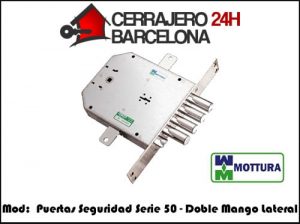 cerradura mottura serie 50 doble mango lateral