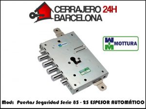 cerradura mottura serie 85 espessor automatico