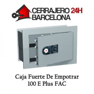 Caja Fuerte De Empotrar 100 E Plus FAC