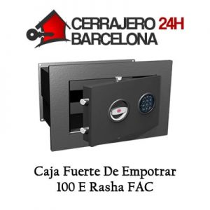 Caja Fuerte De Empotrar 100 E Rasha FAC