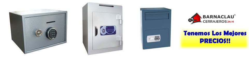 cajas fuertes con ranura